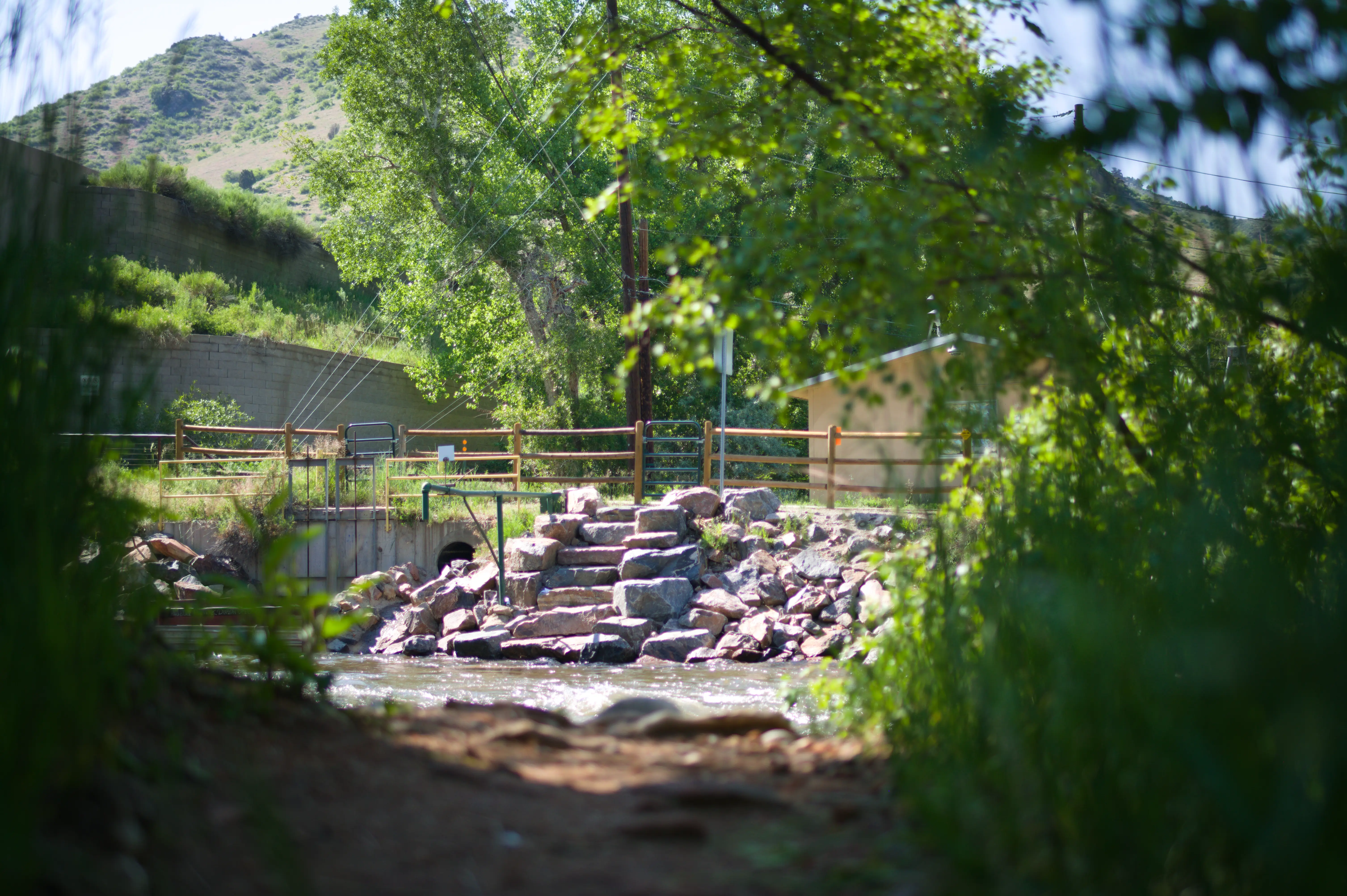 Steps near Clear Creek. Taken by me.